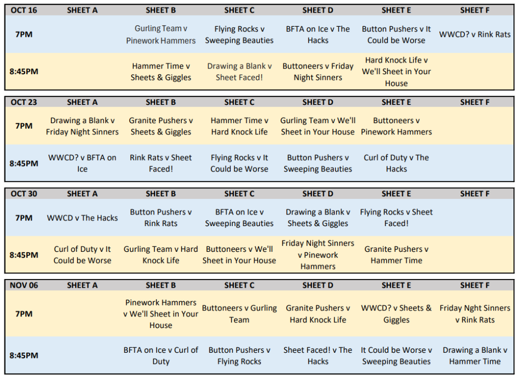 Friday League 1